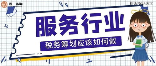 服務業稅務籌劃 底層邏輯、實踐要點與資產評估的關鍵作用